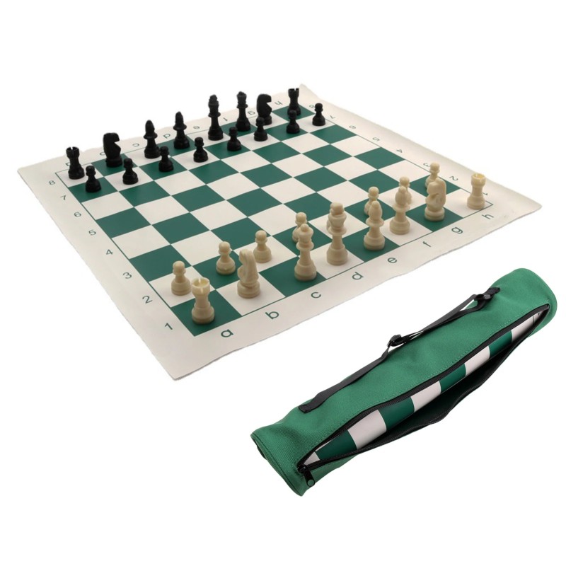 Board Game Yearbook - Outdoor Travel PU lederen schaakspellen Opvouwbare