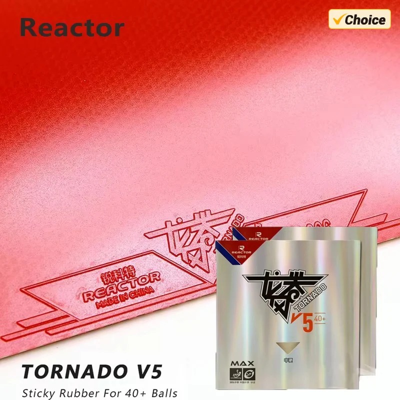 Board Game Table - REACTOR Tornado V5 Tafeltennisrubber Sticky Loop