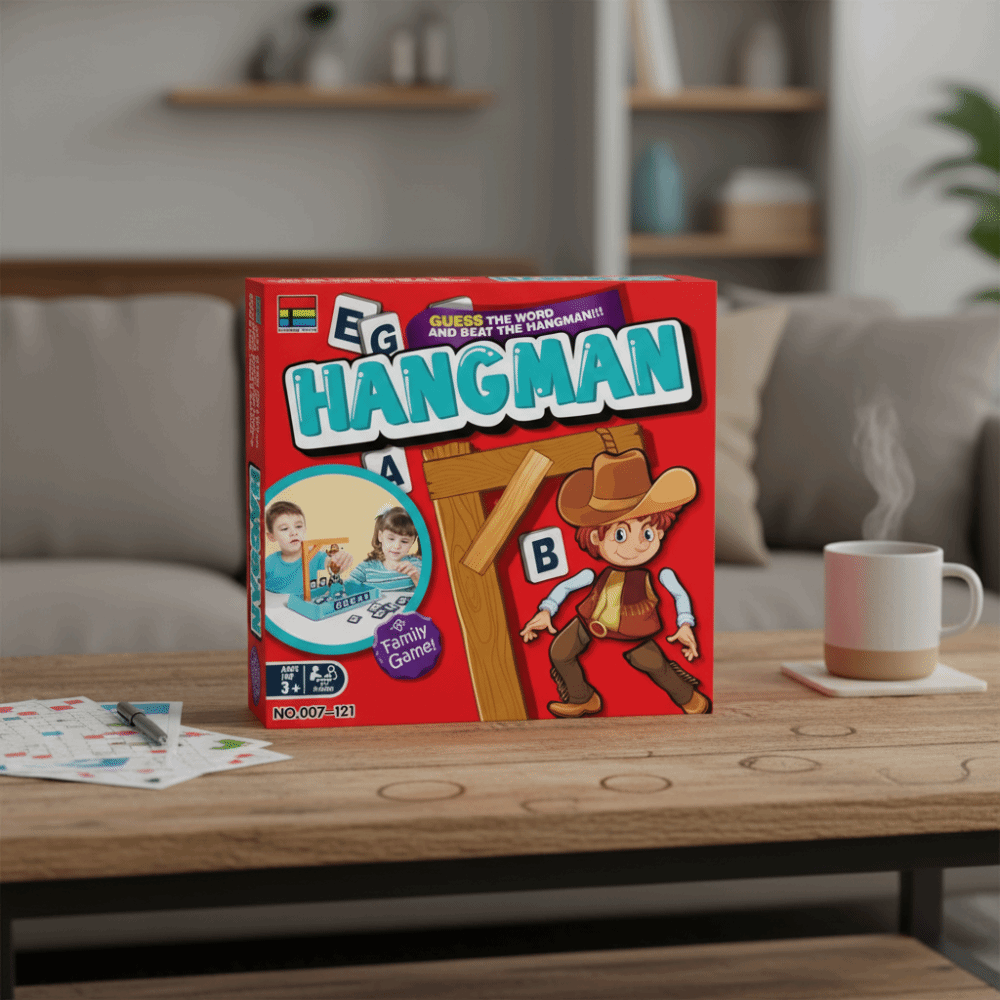 Board Game For 5 Players - Multiplayer magnetische hangman-bordspellen Interactief hangman-mysterie-woordspel voor