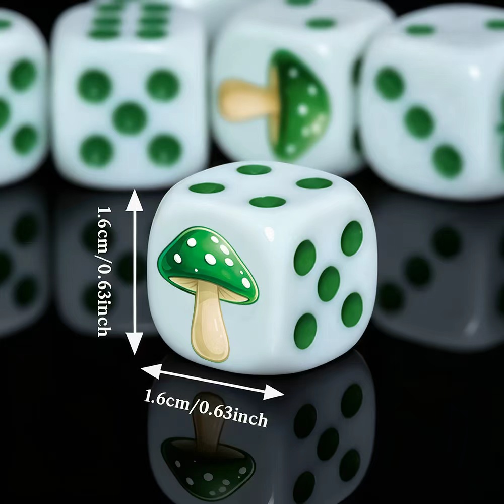 6 Stuks Leuke Groene Paddestoe - Board Game Night recensie en prijs
