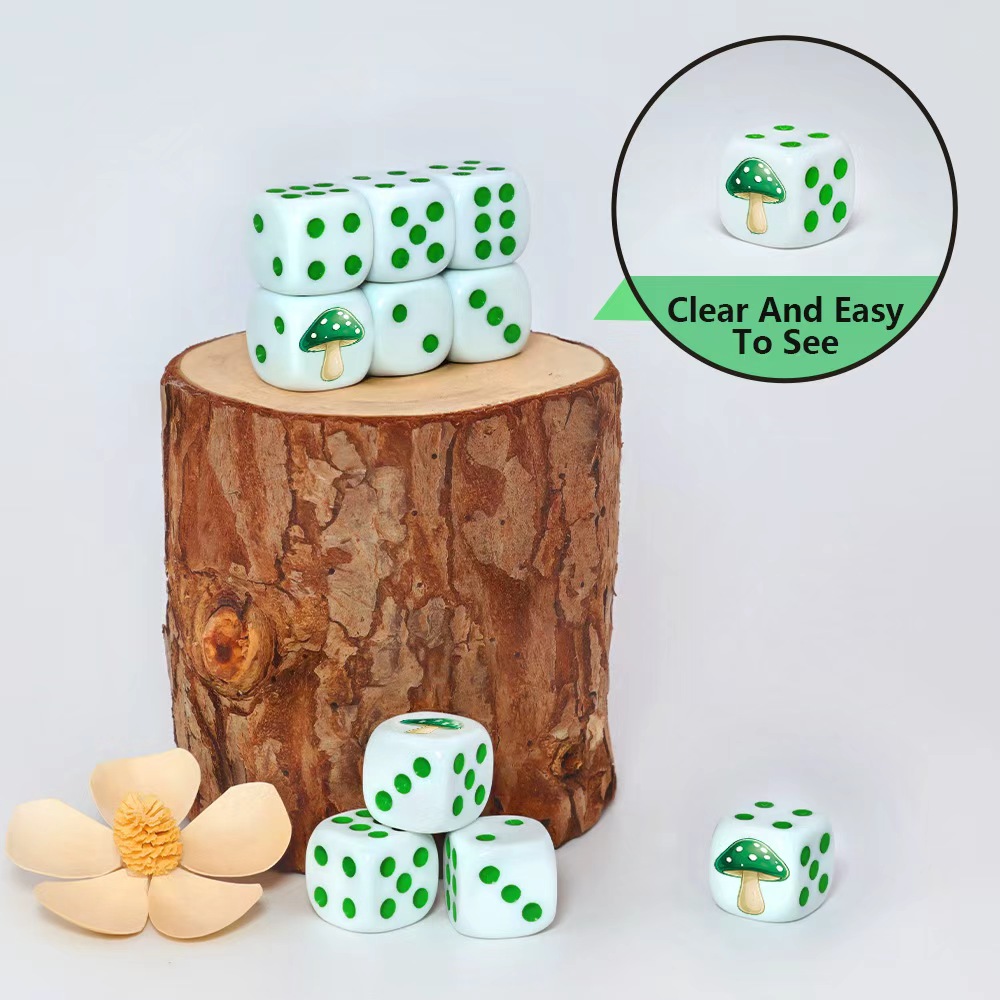 6 Stuks Leuke Groene Paddestoe - Board Game Night recensie en prijs