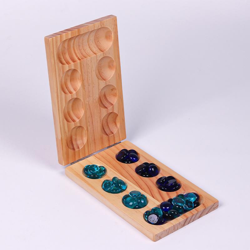 Nieuw houten opvouwbaar Mancal - Board Game Night recensie en prijs