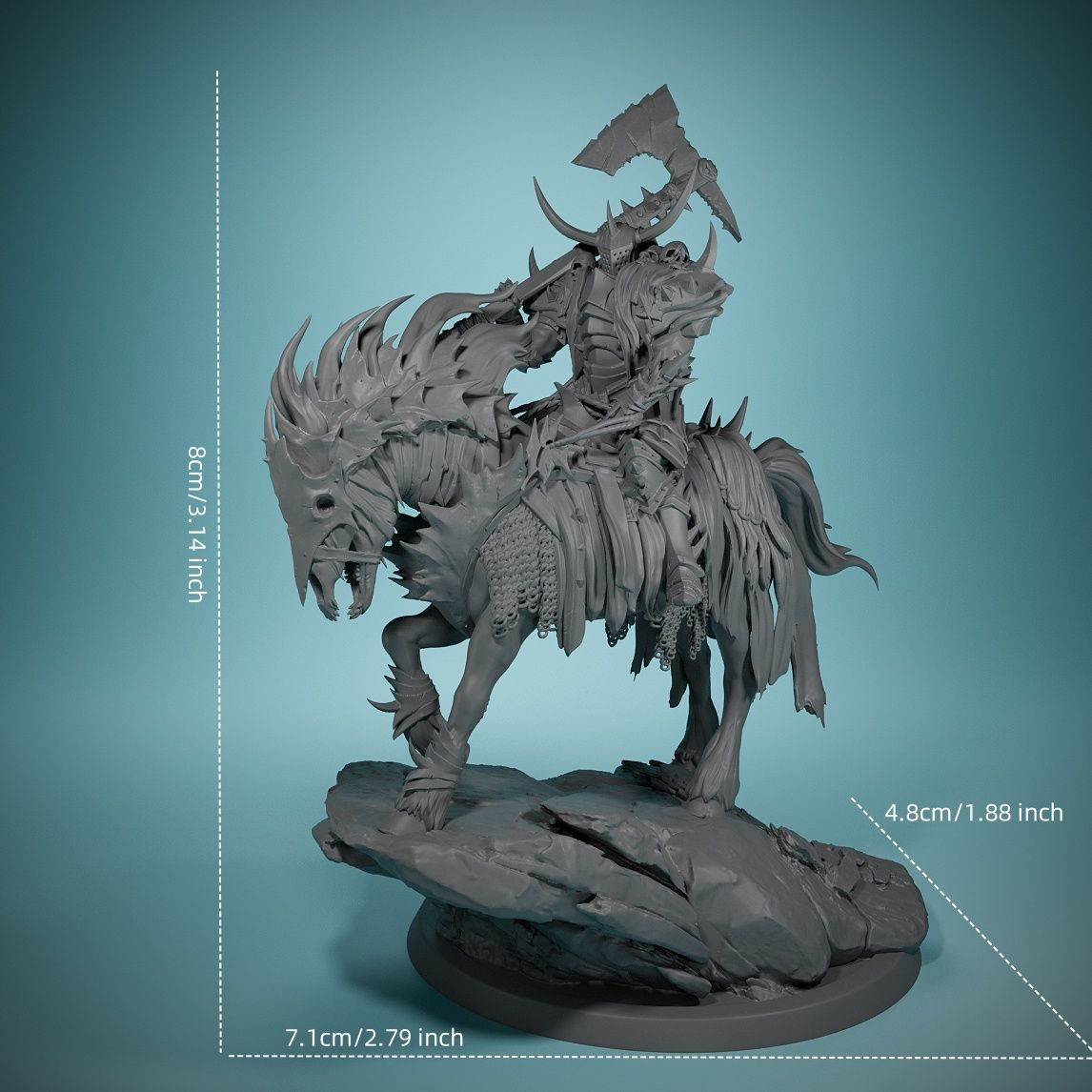 80mm Dark Night Death Horse Bo - Board Game Night recensie en prijs