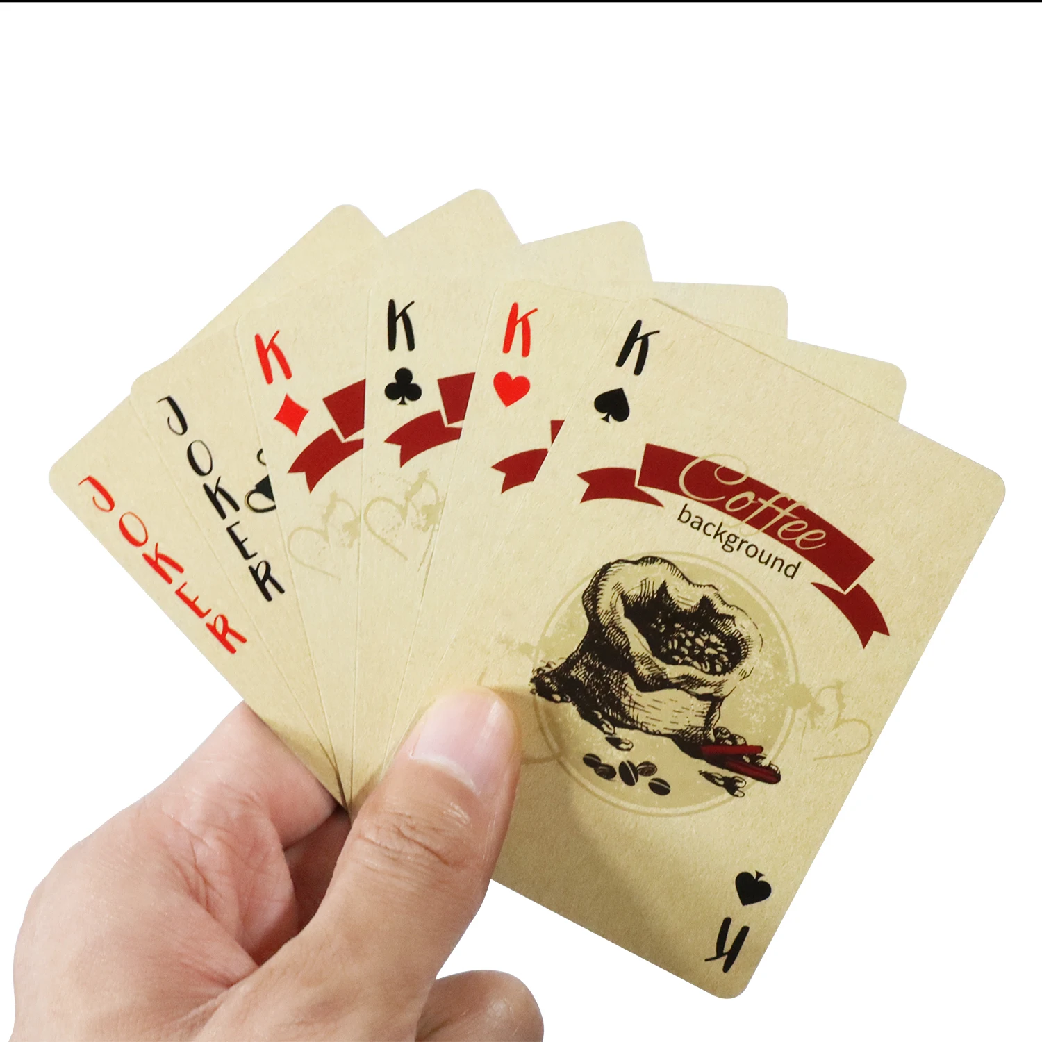 Koffiepapier speelkaarten Vint - Board Game Yearbook recensie en prijs