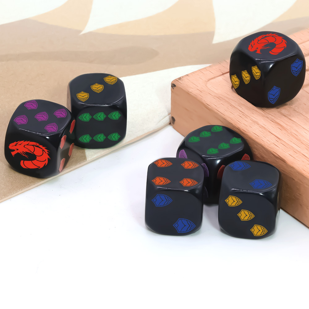 6-delige Dragon Shield Crest p - Board Game Night recensie en prijs