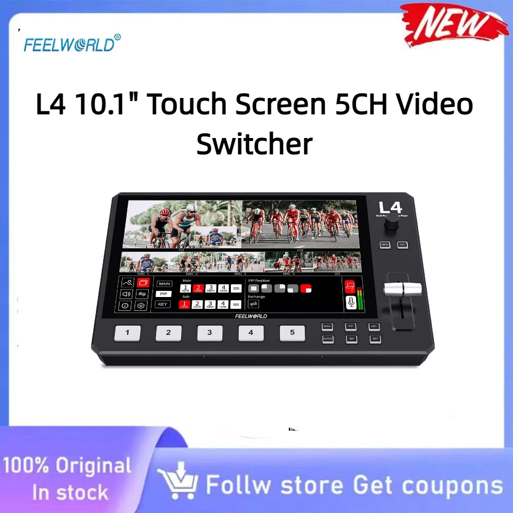 10.1 Touchscreen FEELWORLD L4  - Board Game For 5 Players recensie en prijs